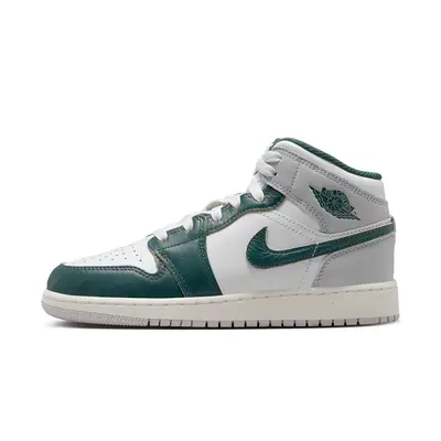Air Jordan 1 Mid SE GS Neutral Grey Oxidised Green FQ8088-103