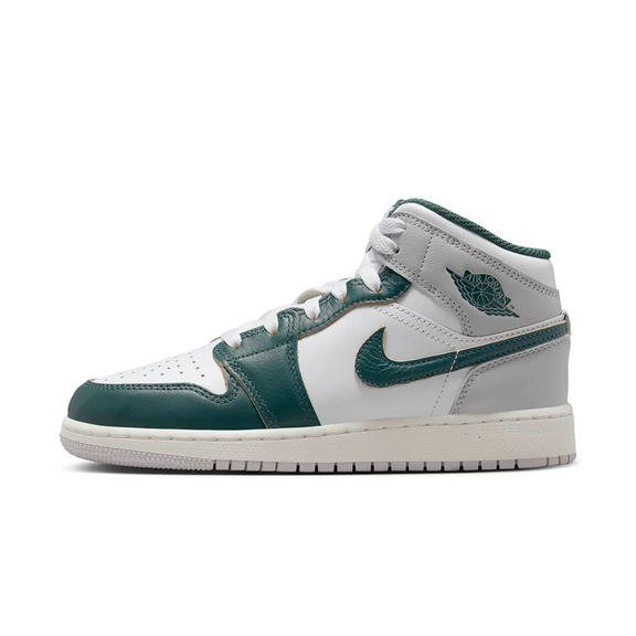 Air Jordan 1 Mid SE GS Neutral Grey Oxidised Green FQ8088-103