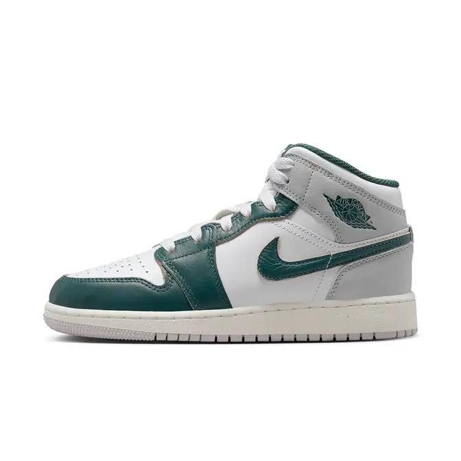 Air Jordan 1 Mid SE GS Neutral Grey Oxidised Green FQ8088-103