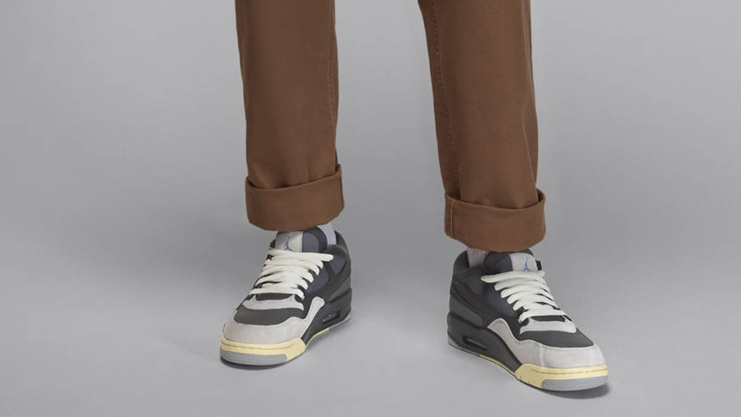 Air Jordan 4RM Iron Grey On Foot