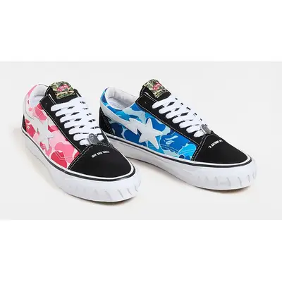 Pink bape vans best sale