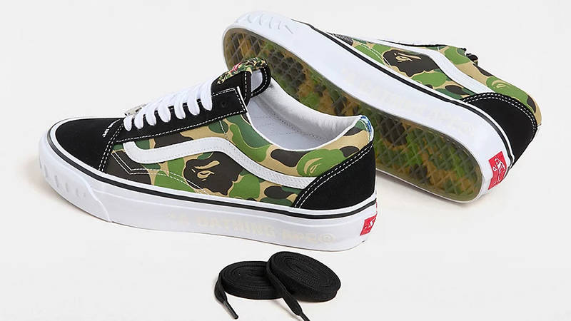 BAPE x Vans Old Skool LX Camo Multi | VN000E6VE36 | The Sole Supplier