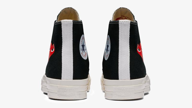 Comme des Garcons Play x Converse Chuck 70 High Red Heart Black Back
