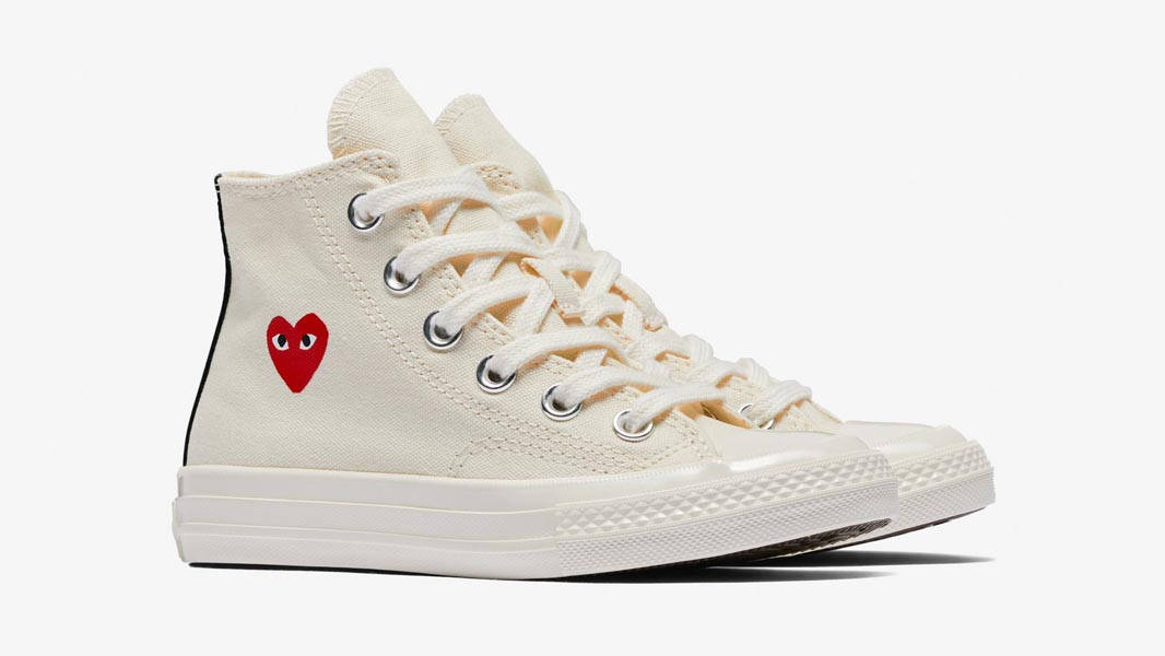 High Top Comme Des Garcons Converse Boys Comme Des Garcons Play X