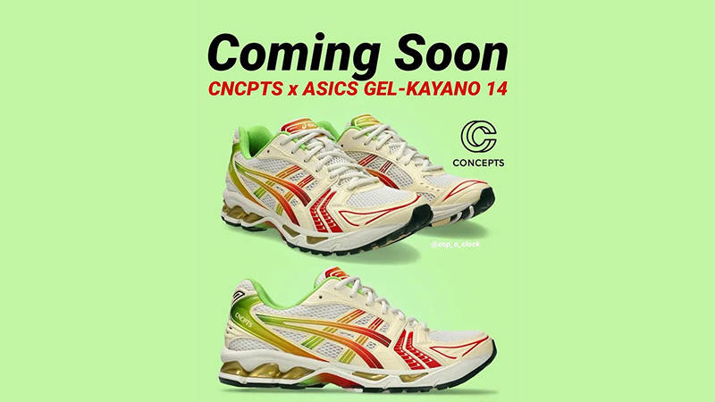 Cozxyz Concept x Asics Gel Kayano 14 Cream FRONT