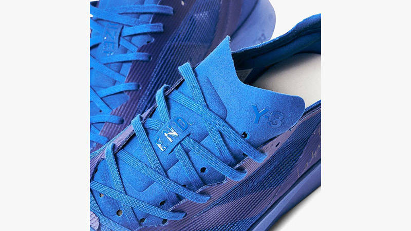 END x adidas Y-3 Takumi Sen 10 Cobalt JR5162 tongue