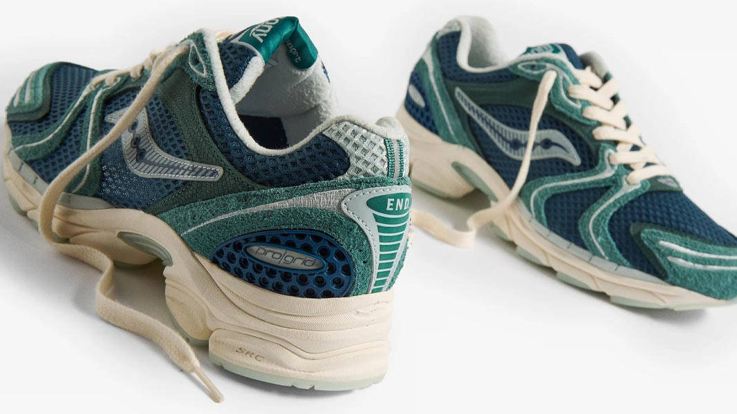END. x Saucony Triumph 4 Nessie Back