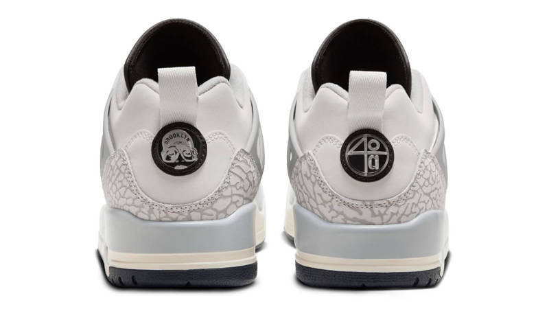 Jordan Spizike Low Smoke Grey Back