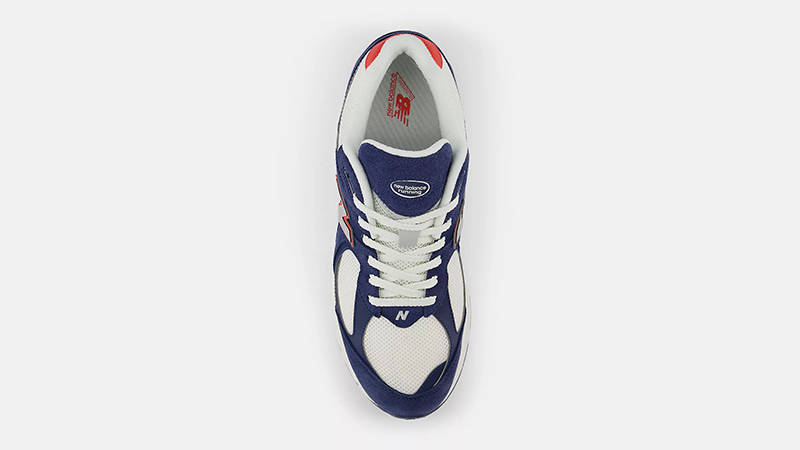 New Balance 2002R Navy Red M2002RRB middle
