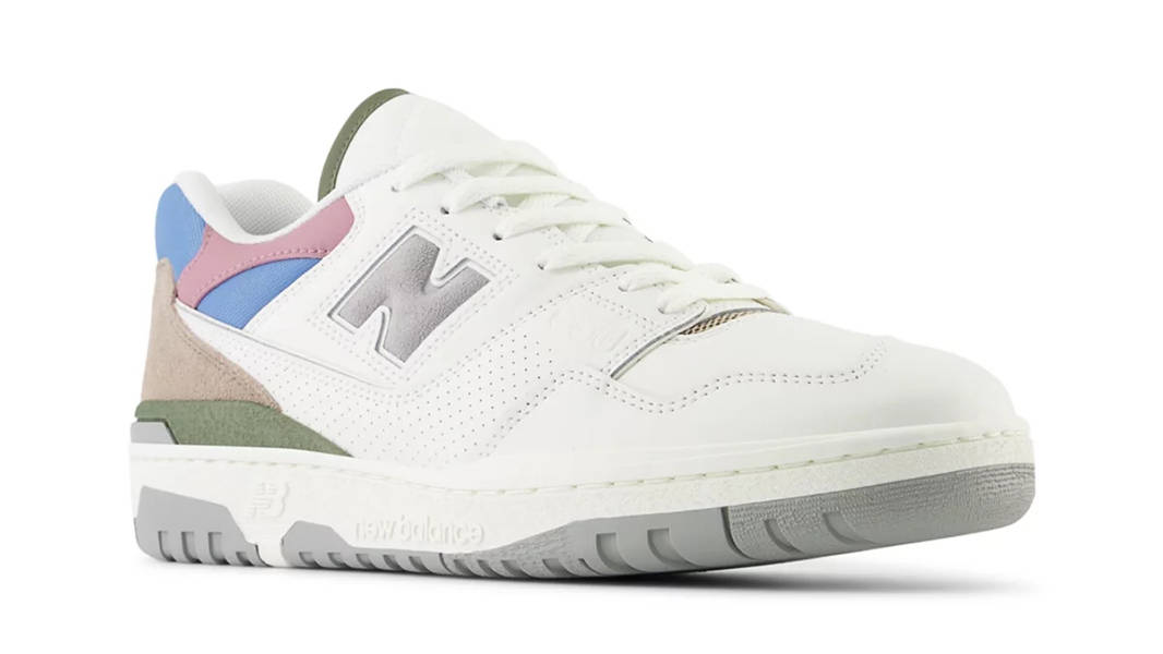 New Balance 550 Sea Salt Blue Olivine BB550PGA Side