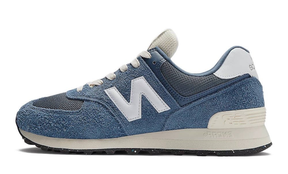 Stone Island x New Balance 574 Ghost Navy | The Sole Supplier