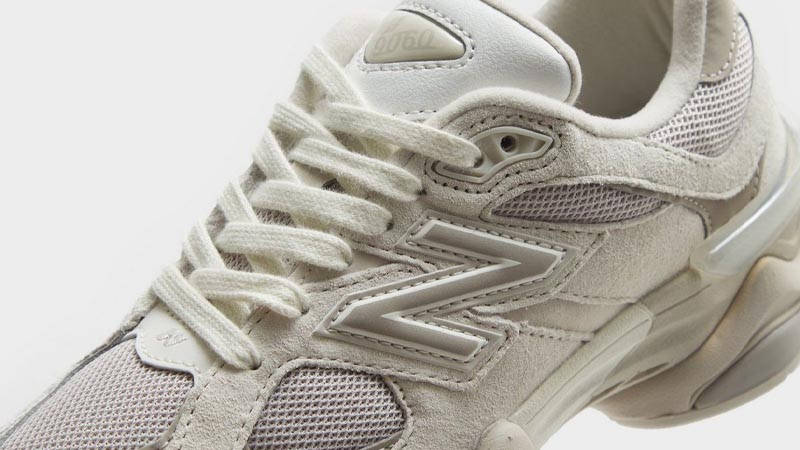 New Balance 9060 Moonbeam Beige Closeup
