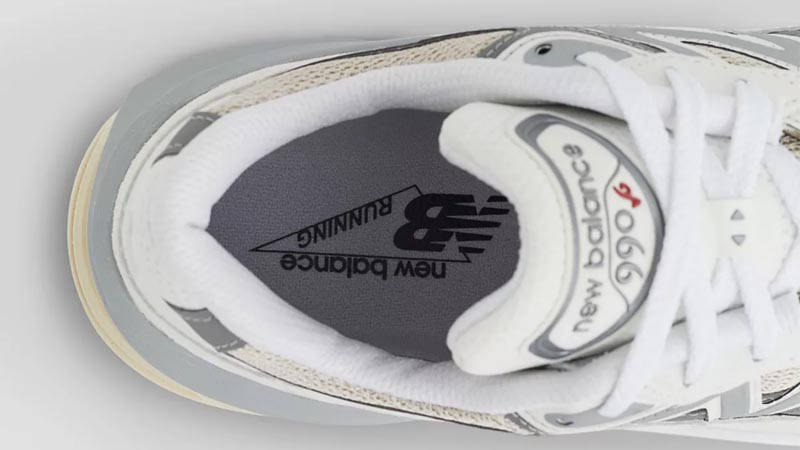 New Balance 990v6 Reflection Marblehead Top Closeup