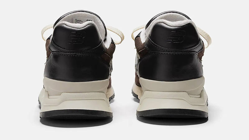 New Balance 998 Brown Black back