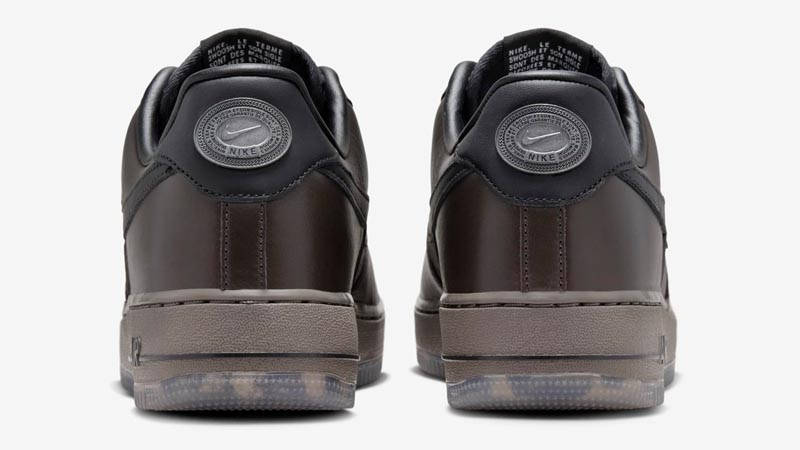 Nike Air Force 1 Low Black Tea Petra Brown Back