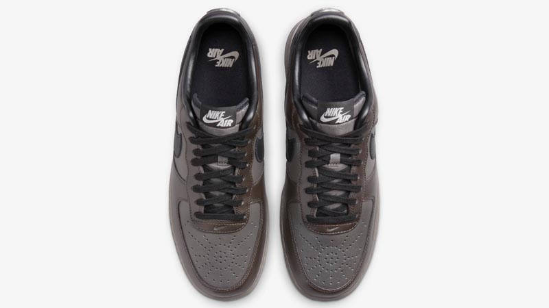 Nike Air Force 1 Low Black Tea Petra Brown Middle