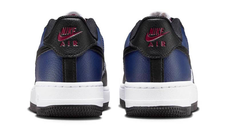 Nike Air Force 1 Low GS Midnight Navy Black Back