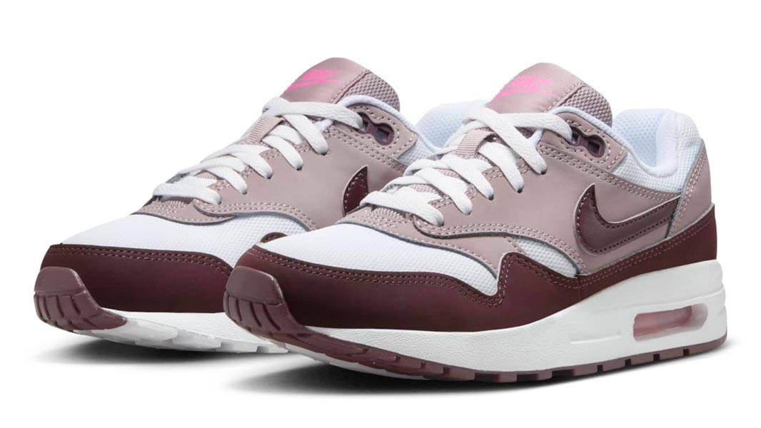 Nike Air Max 1 GS Light Violet Burgundy Crush Front