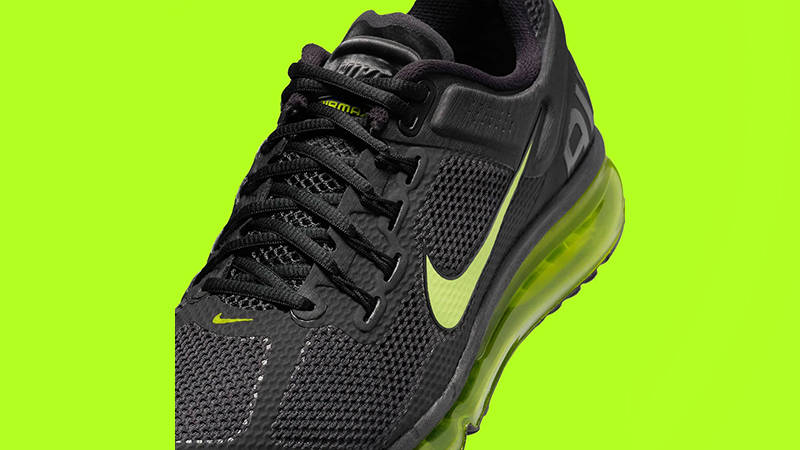 Nike Air Max 2013 Black Volt HF3660-001 tongue