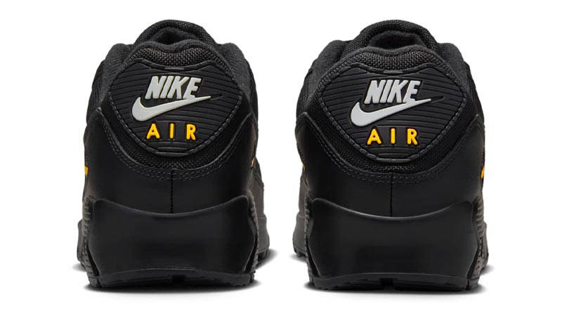 Nike Air Max 90 Black Speed Yellow Back