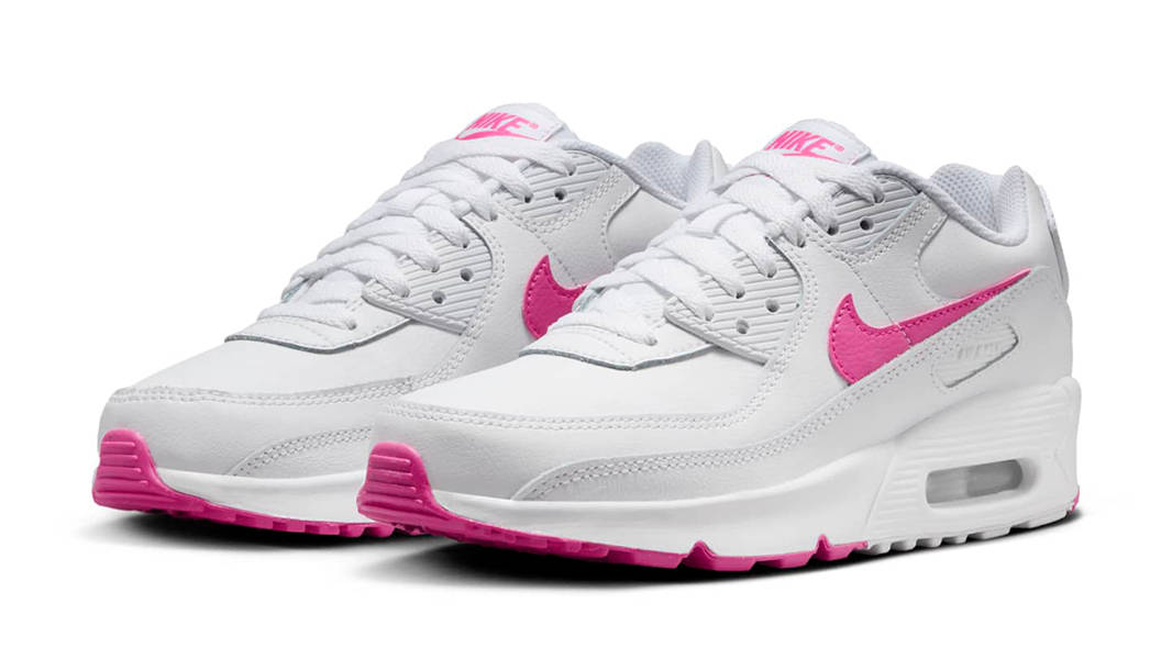 Nike Air Max 90 GS Laser Fuchsia HF6358-101 Side