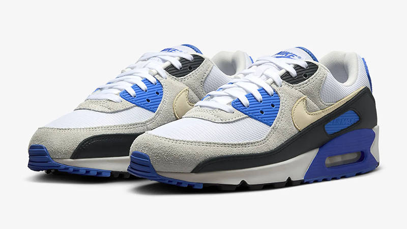 Nike Air Max 90 Premium White Racer Blue HF3449-100 front