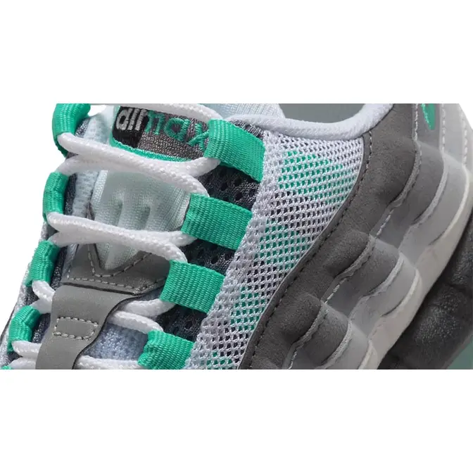Nike Air Max 95 GS Hyper Turquoise Side Closeup