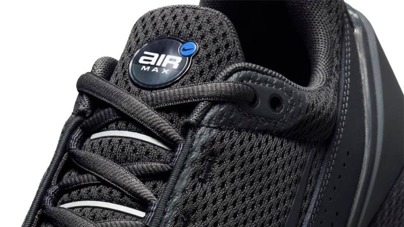Nike Air Max Pulse Black Blue Side Closeup