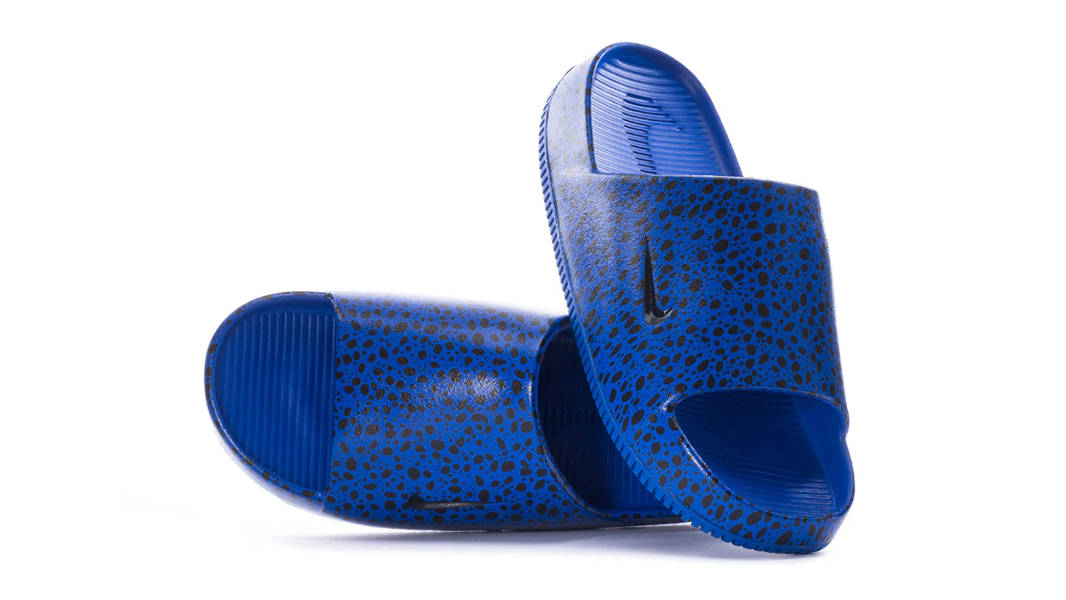 blue bandana nike slides