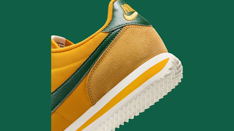 Nike Cortez Oregon Yellow DZ2795-702 heel