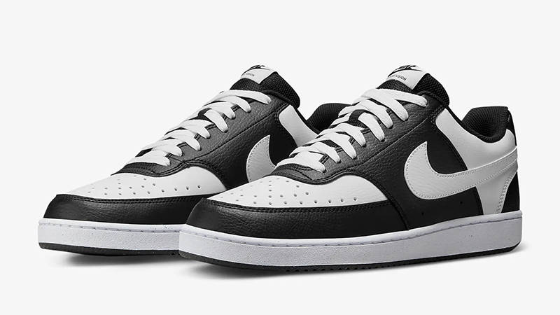 Nike Court Vision Low Black White HM9862-001 front