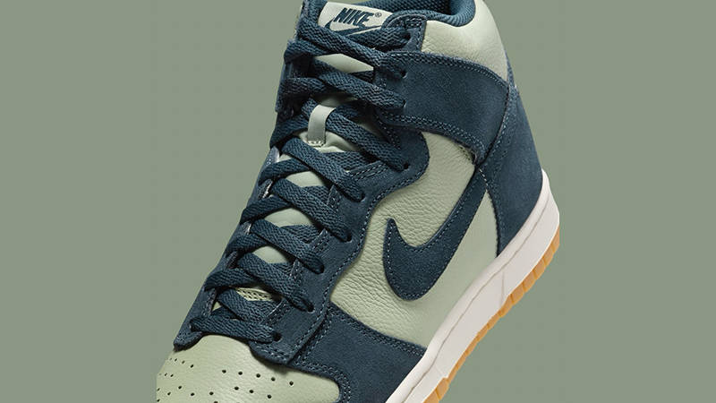 Nike Dunk High Jade Navy FZ4739-300 tongue