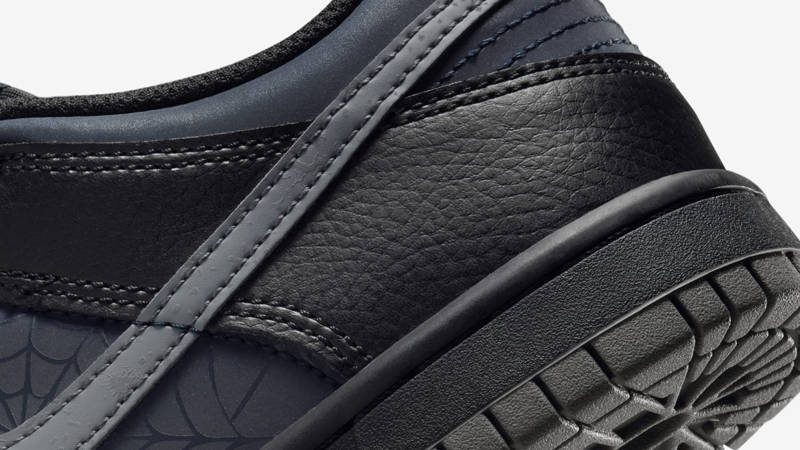 Nike Dunk Low GS Black Symbiote Closeup