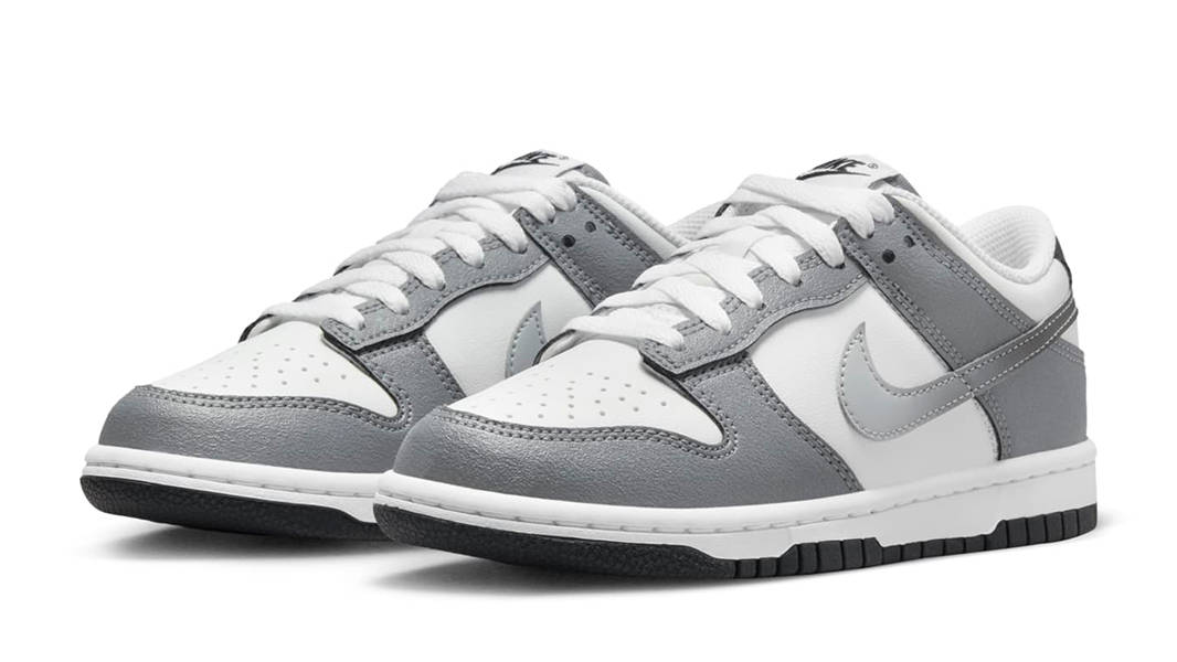 Nike Dunk Low GS Gradient Swoosh Grey HM9617-001 Side