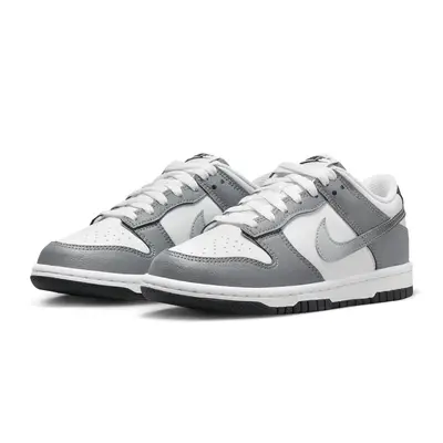Nike Dunk Low GS Gradient Swoosh Grey HM9617-001 Side