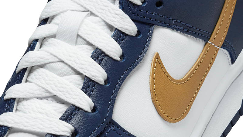 Nike Dunk Low GS Midnight Navy Wheat | FB9109-111 | The Sole
