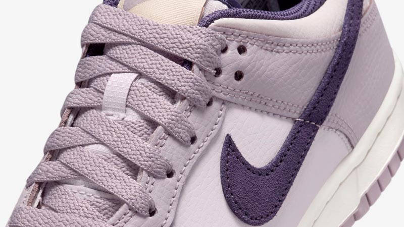 Nike Dunk Low Light Violet Ore Side Closeup