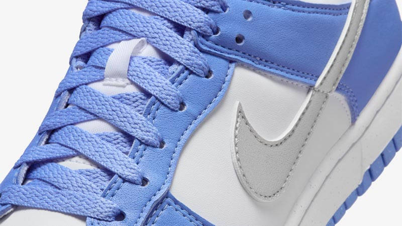 Nike Dunk Low Royal Pulse Silver Side Closeup