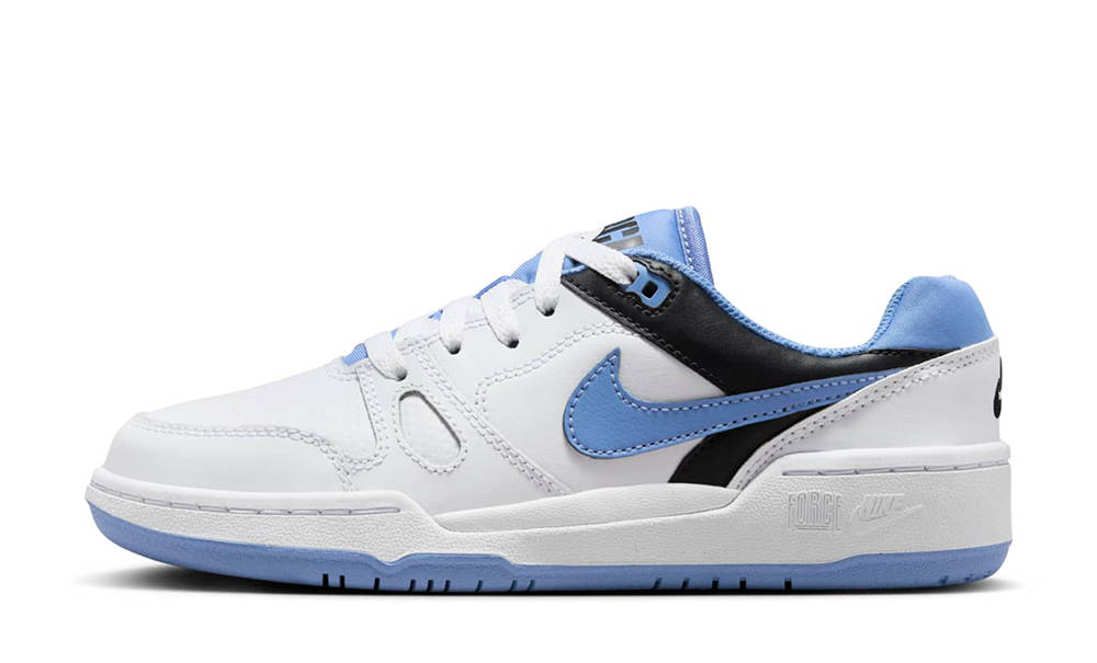 Nike Full Force Low GS White Black Blue FV5929-102