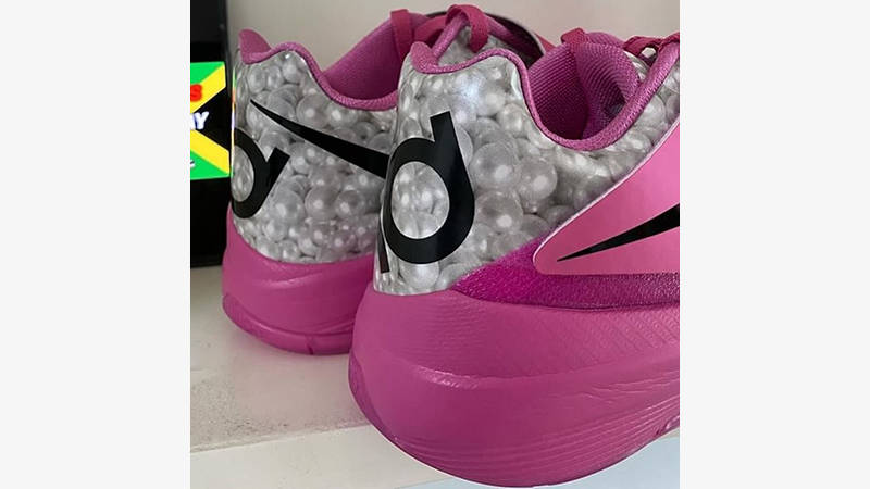 Nike KD 4 Aunt Pearl heel