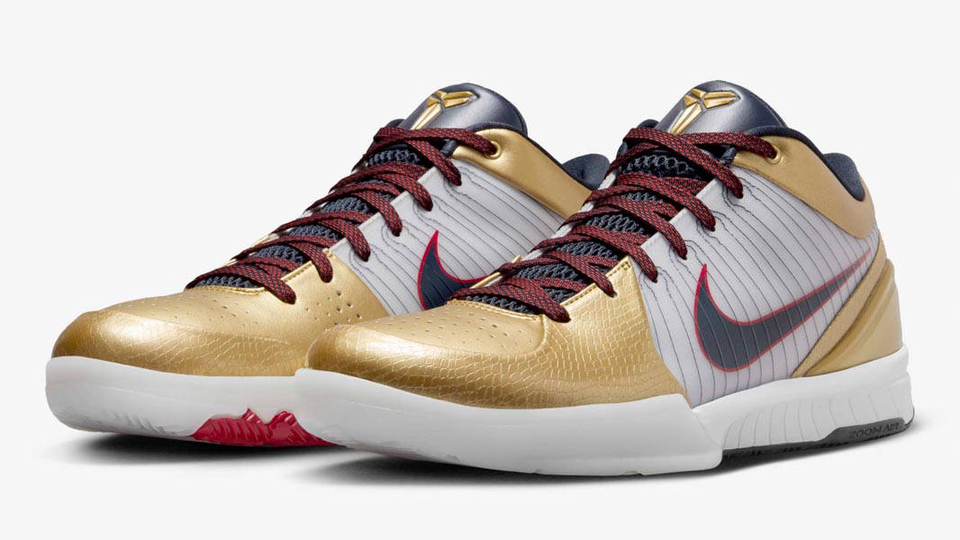 Nike Kobe4 Protro Metallic Gold and Dark 2024 NIKE KOBE 4 PROTRO \" GOLD MEDAL \" REVIEW AND ON FOOT