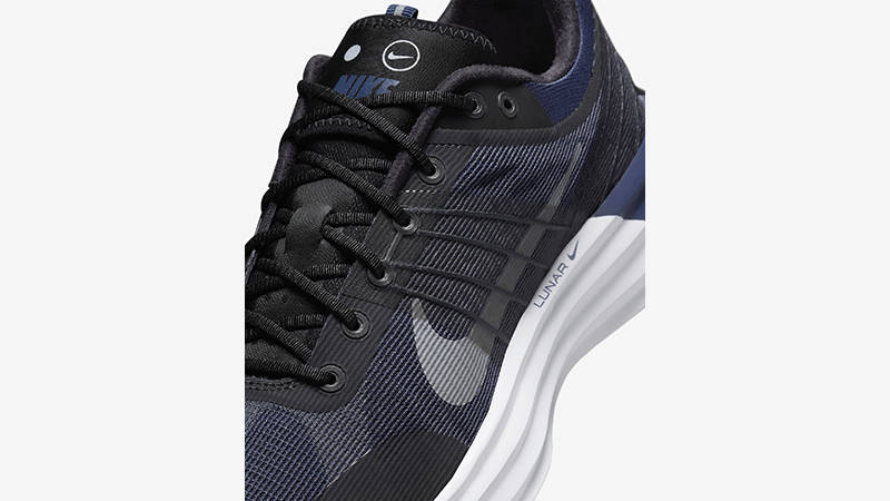 Nike Lunar Roam Black Navy HM0713-001 tongue