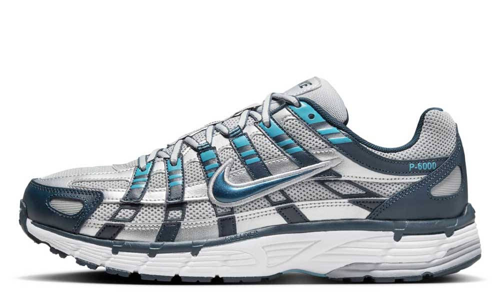 Nike P-6000 Armory Navy Flat Silver