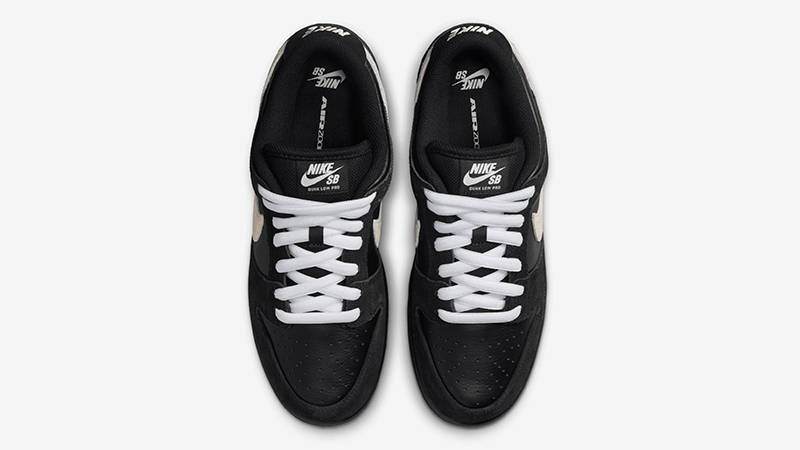 Nike SB Dunk Low Pro Black Suede White HF3704-003 Top