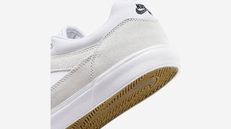 Nike SB Malor White FV6064-101 heel