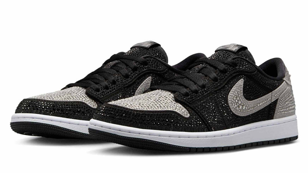 Swarovski x Air Jordan 1 Low OG Stealth Front