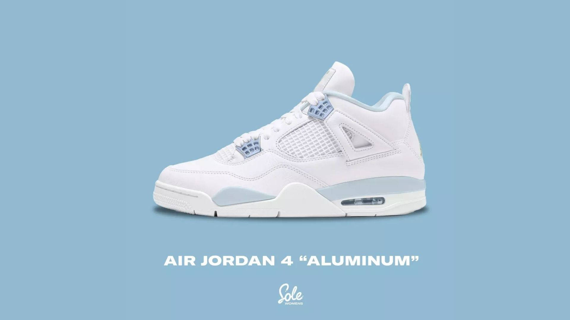 ◆正規品◆NIKE AIR JORDAN 4 ALUMINUM BLUE TINT(W)◆関税込◆ JORDAN Air 4 Retro 