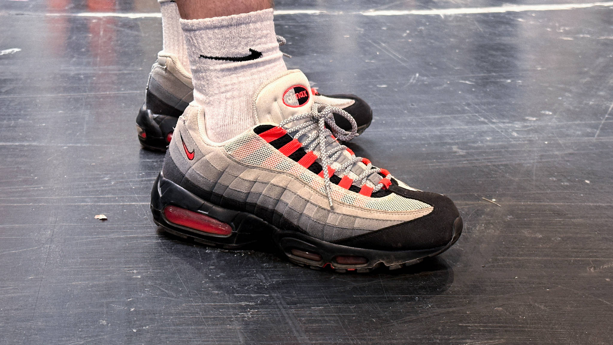 Best Sneakers Spotted At Crepe City Birmingham - Nike Air Max 95 “Solar Red” (2011)