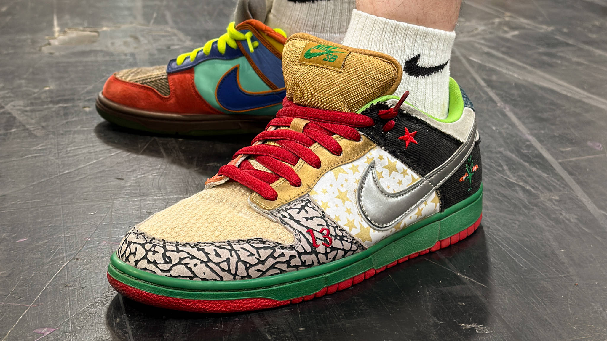 Best Sneakers Spotted At Crepe City Birmingham - Nike SB Dunk Low “What The Dunk” (2007)