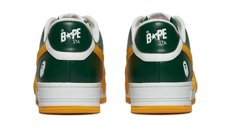 A Bathing Ape Bapesta OS Oversized Green back